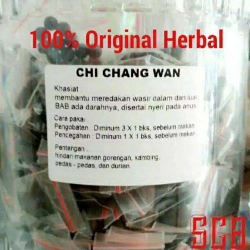 Chi Chang Wan - Obat herbal Wasir Luar dan Dalam ( Ambeien )