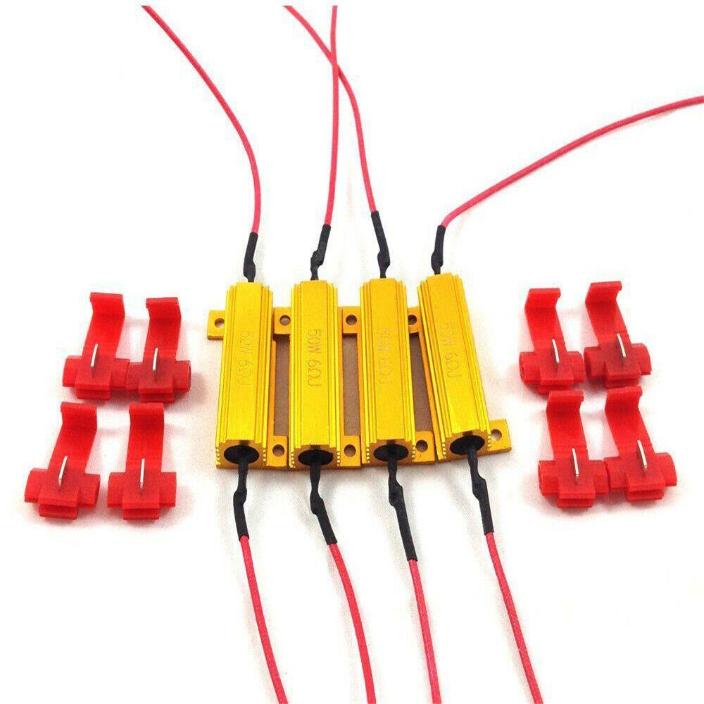 Resistor TOP Load Resistor Pengganti Kabel Metal Kabel Interior Harness Decoder LED Error Wiring Resistance Resistor Beban Lampu Depan