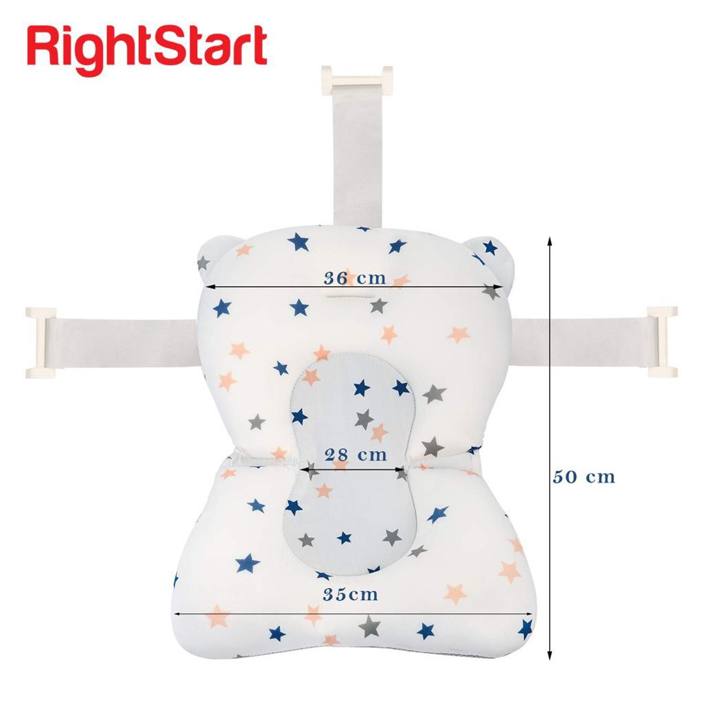 Right Start Bath Pillow - Bantalan Cushion Penyangga Bath Tub Bathtub Anak Bayi Mandi Net Newborn