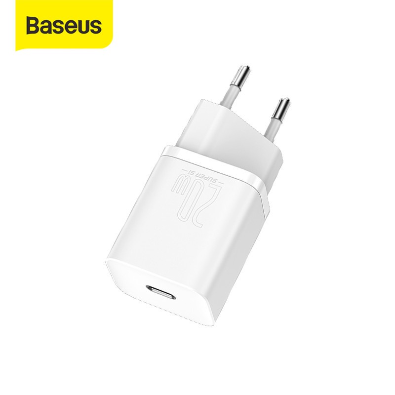 KEPALA CHARGER TYPE C PD BASEUS QUICK CHARGER 20W IPHONE 12