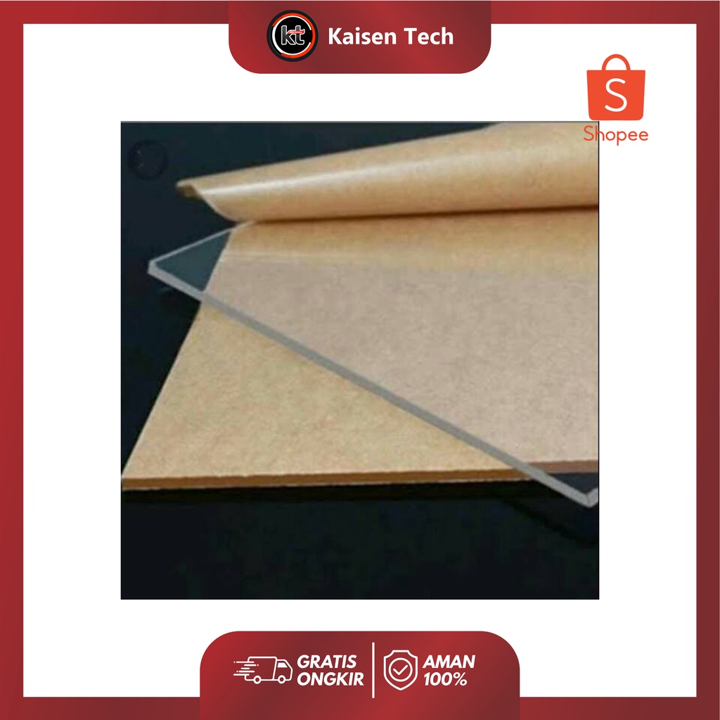 

Akrilik ukuran 100 x 15 tebal 2mm bening