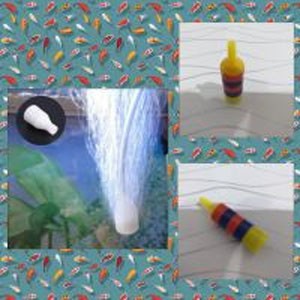 Air Stone/Batu Gelembung Pelangi Warna Warni Size M/Batu Aerator***