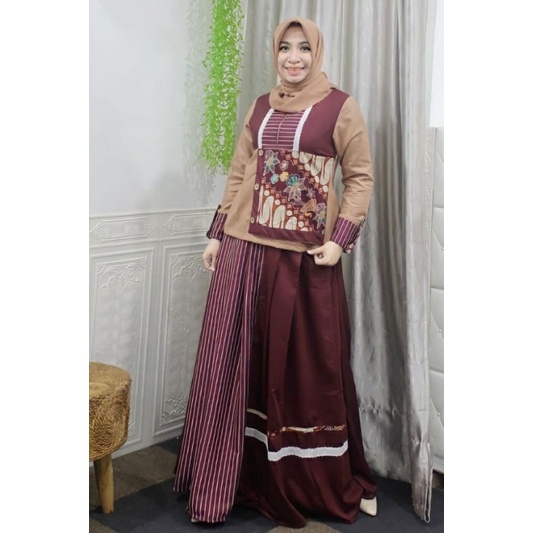 DEURA Busana Muslim Terbaru / Dress Deura / Gamis Deura Original / Setelan Gamis Deura 268 BUTIK BRA