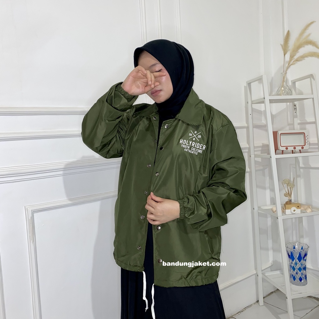 YOUTH CULTURE Coach Jacket holyrider BORDIR ARMY II Jaket Coach model winbacker