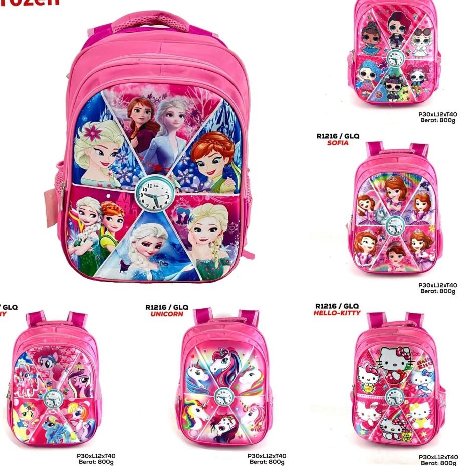 TAS RANSEL ANAK KARAKTER / TAS RANSEL ANAK SEKOLAH / TAS CEWE LUCU