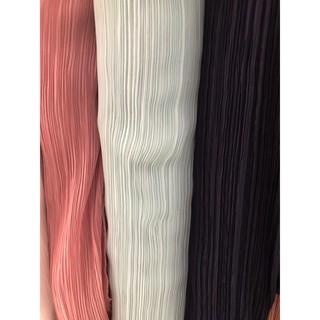  Kain Plisket  Sifon Eksklusif Pleated Chiffon Shopee 