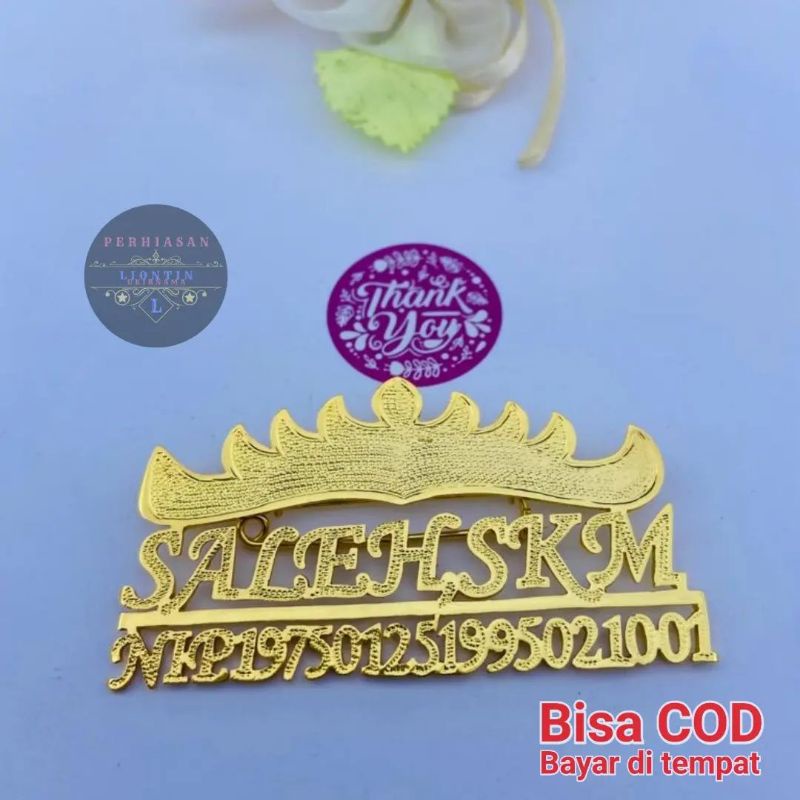 BROS SIGER LAMPUNG SUMATERA SELATAN NIP LAPIS EMAS 24K  |  ANTI KARAT DAN ANTI LUNTUR