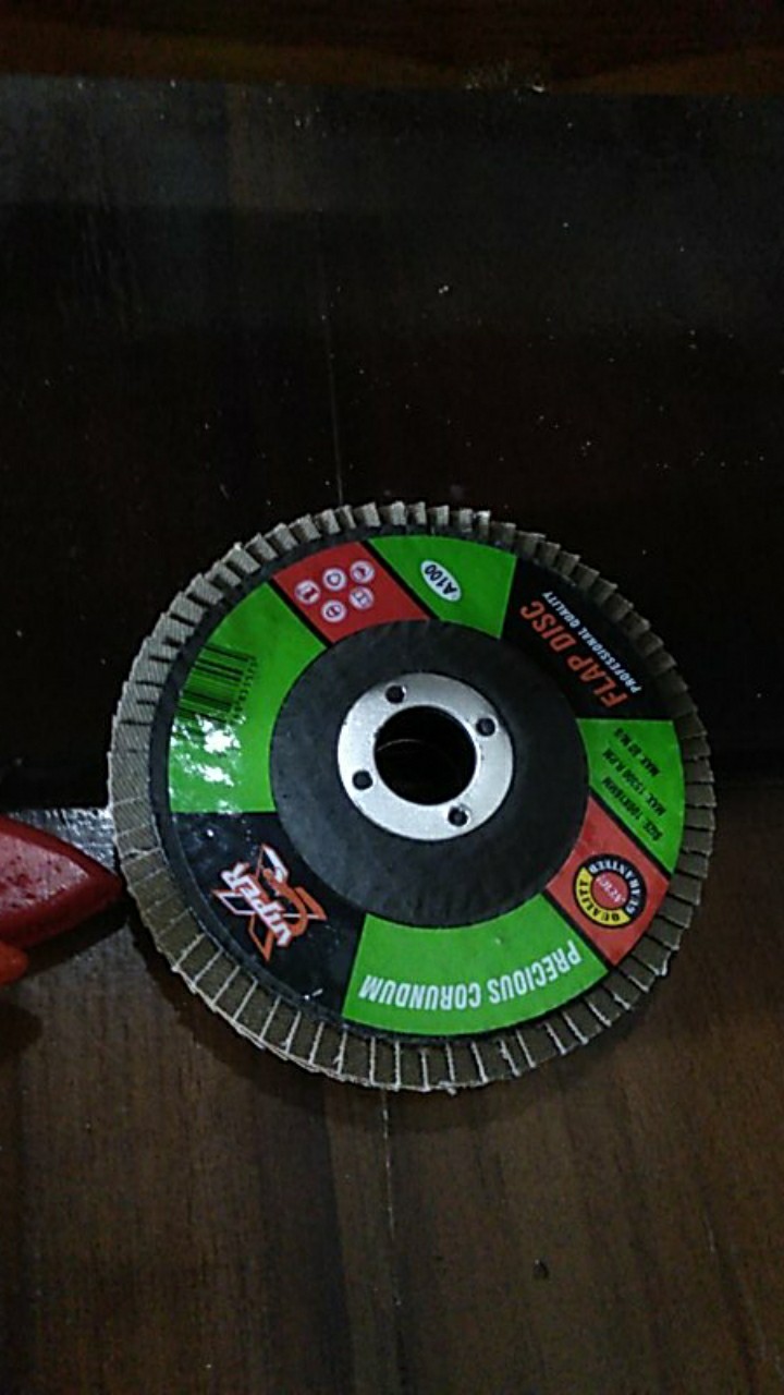 Amplas Susun 4 Amplas Gerinda Tumpuk Flap Disc Viper Grit 80 100 120 150