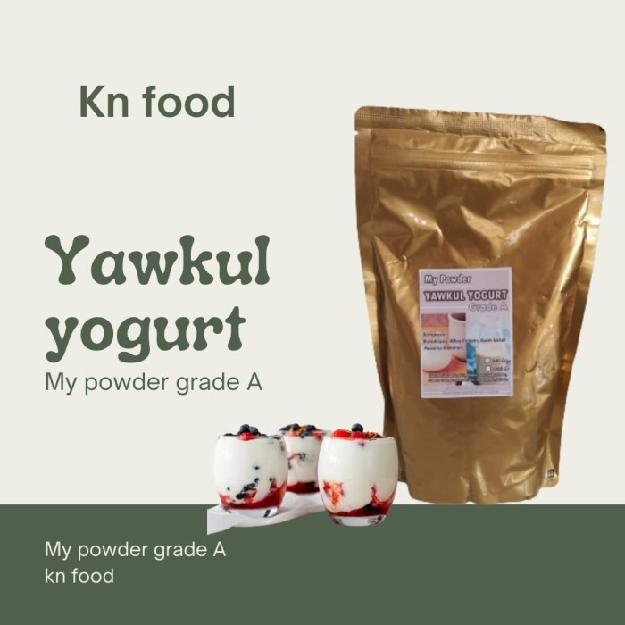 

BUBUK MINUMAN RASA YAWKUL YOGURT/MY POWDER GRADE A YAWKUL YOGURT/HARGA EKONOMIS/YAWKUL YOGURT SEGAR.