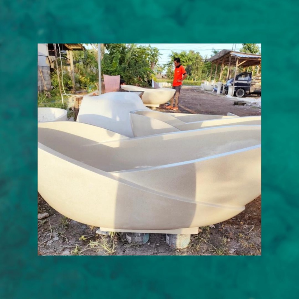 Bathtub Marmer Terazzo Nuansa Romania