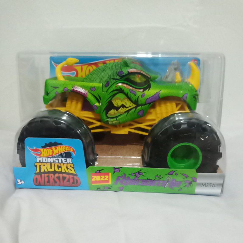 rhinomite monster trucks hotwheels skala 24