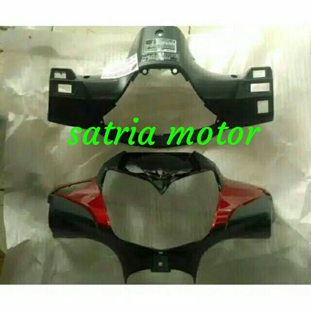 batok kepala supra x 125 merah maroon