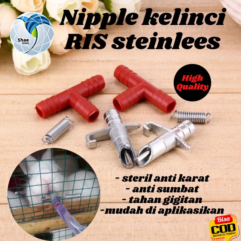 Alat Minum Nipple Drinkers Nepel Nipel Kelinci Dot Kelinci R1