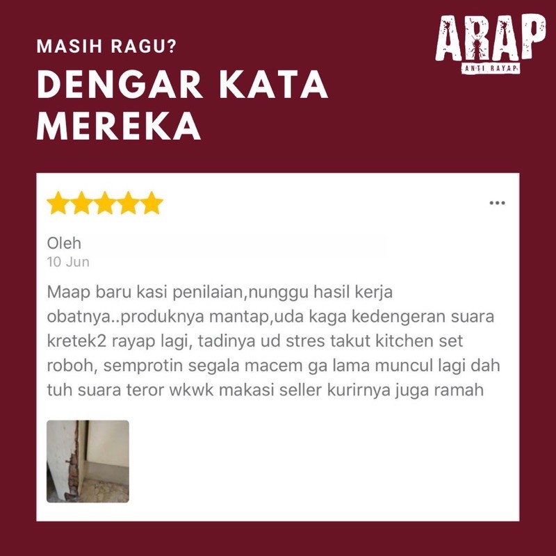 RACOON ARAP Termite Spray 500ml / Semprotan Pembasmi Rayap EXP 2028