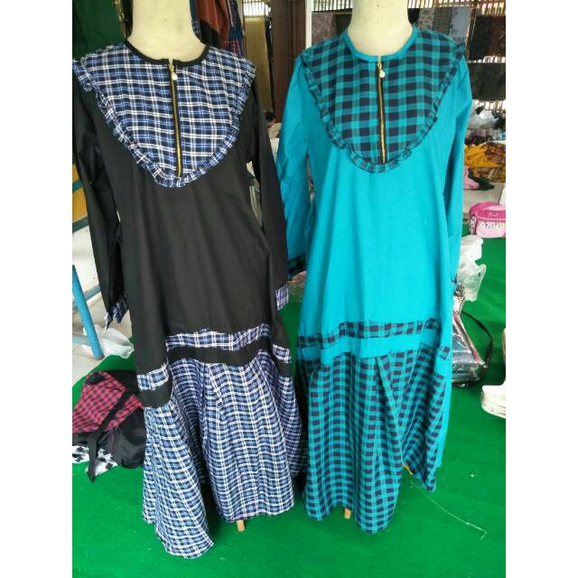 Gamis toyobo levina/ gamis toyobo kotak/gamis toyobo mix kotak