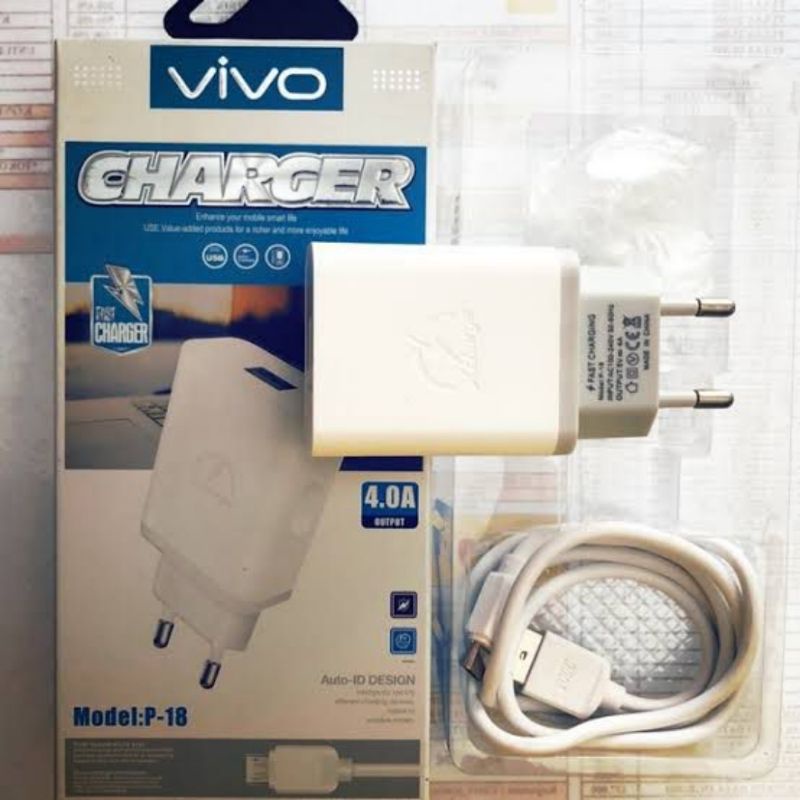 Charger Branded P-18 1 USB 4.0A micro USB TRAVEL CHARGER P18