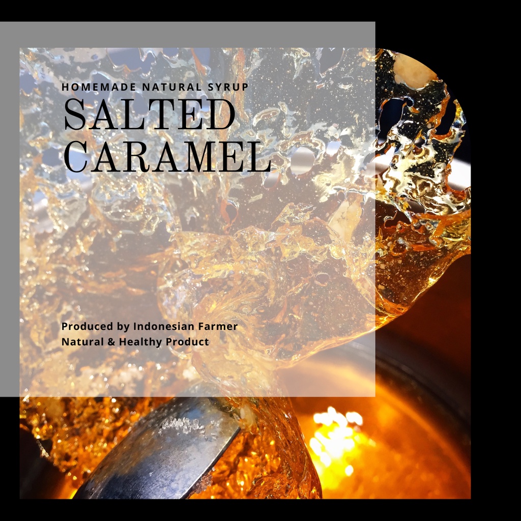 

HOMEMADE SYRUP SALTED CARAMEL 1 LITER