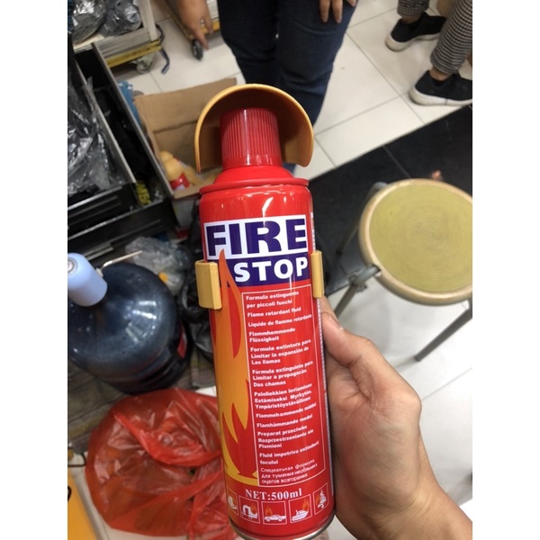 FIRE STOP ALAT PEMADAM API RINGAN 500ml ALAT PEMADAM MOBIL