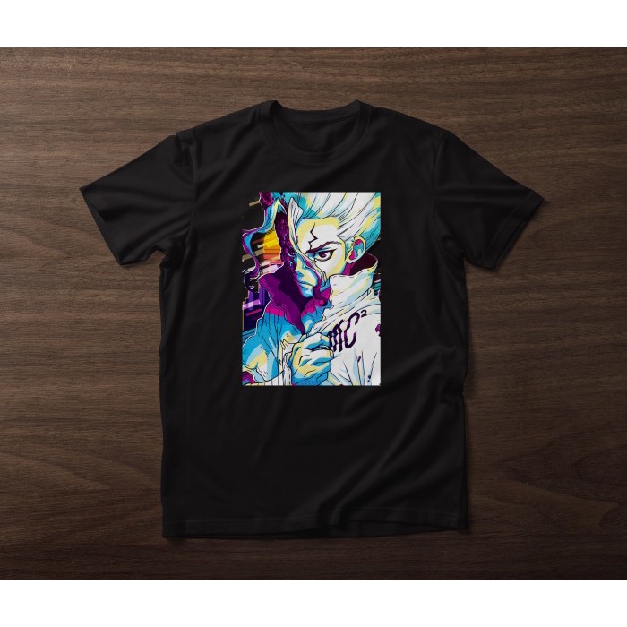 Tshirt Kaos anime Dr stone senku ishigami