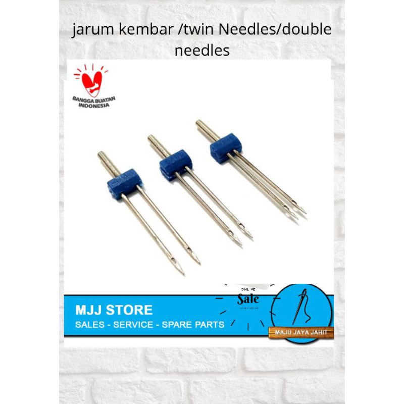 Jarum kembar /Twin needles/double needles