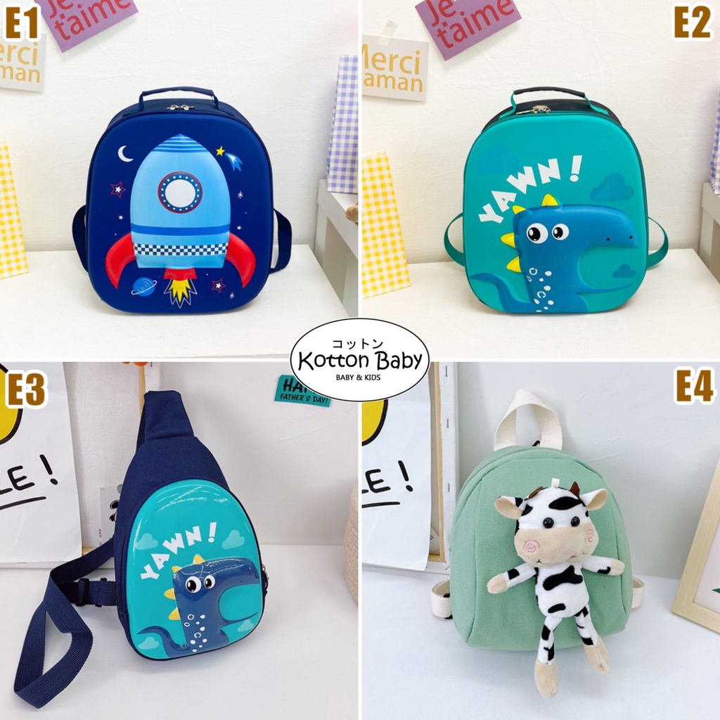 TAS RANSEL ANAK IMPOR BAG | TAS SEKOLAH LUCU KARAKTER BACKPACK UNISEX  CATALOG vol.E