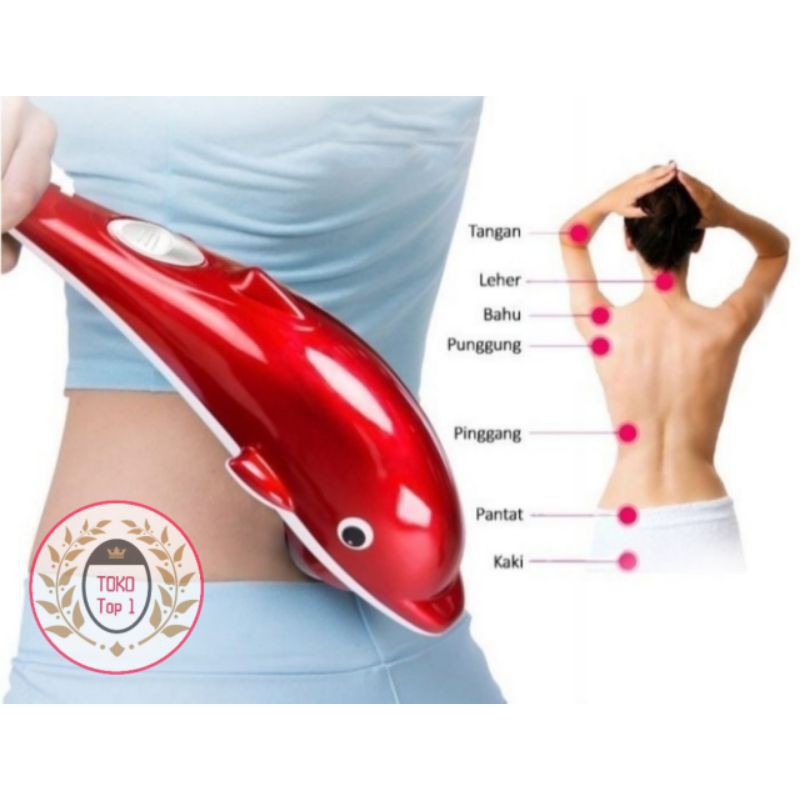 Alat Pijat Elektrik Terapi Infrared Dolphin Massager GARANSI