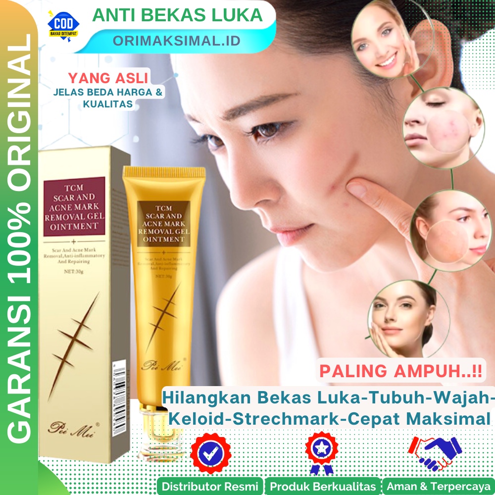 Penghilang Bekas Luka Ampuh Cream Salep Obat Keloid Penghilang Bekas Luka Jerawat Bopeng Flek Hitam 