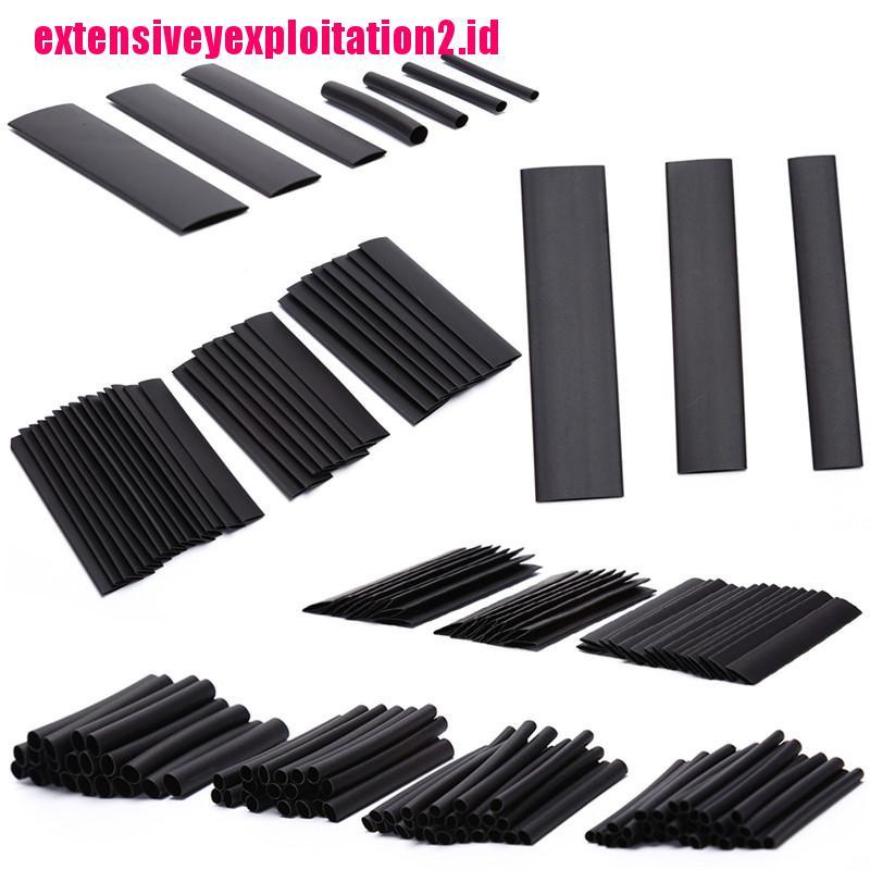 &lt; E2id &amp; &gt; 127Pcs Selang Bakar Warna Hitam Untuk Membungkus Kabel