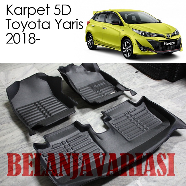 Karpet Mobil 5D Toyota Vios Yaris 2014 - 2025 Daytona