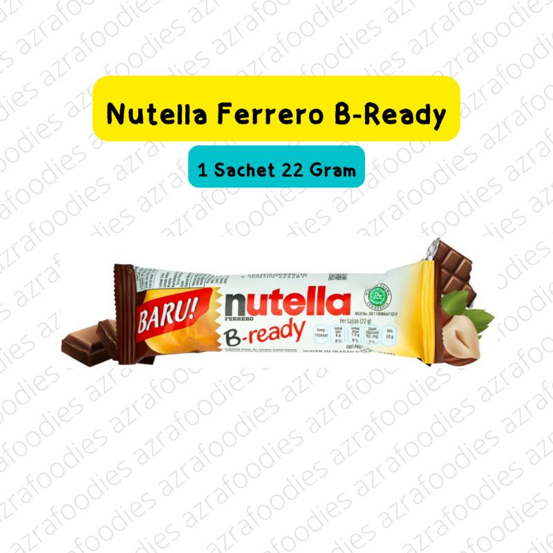 Jual Nutella Ferrero B-Ready 22gr Sachet/Satuan Halal | Shopee Indonesia