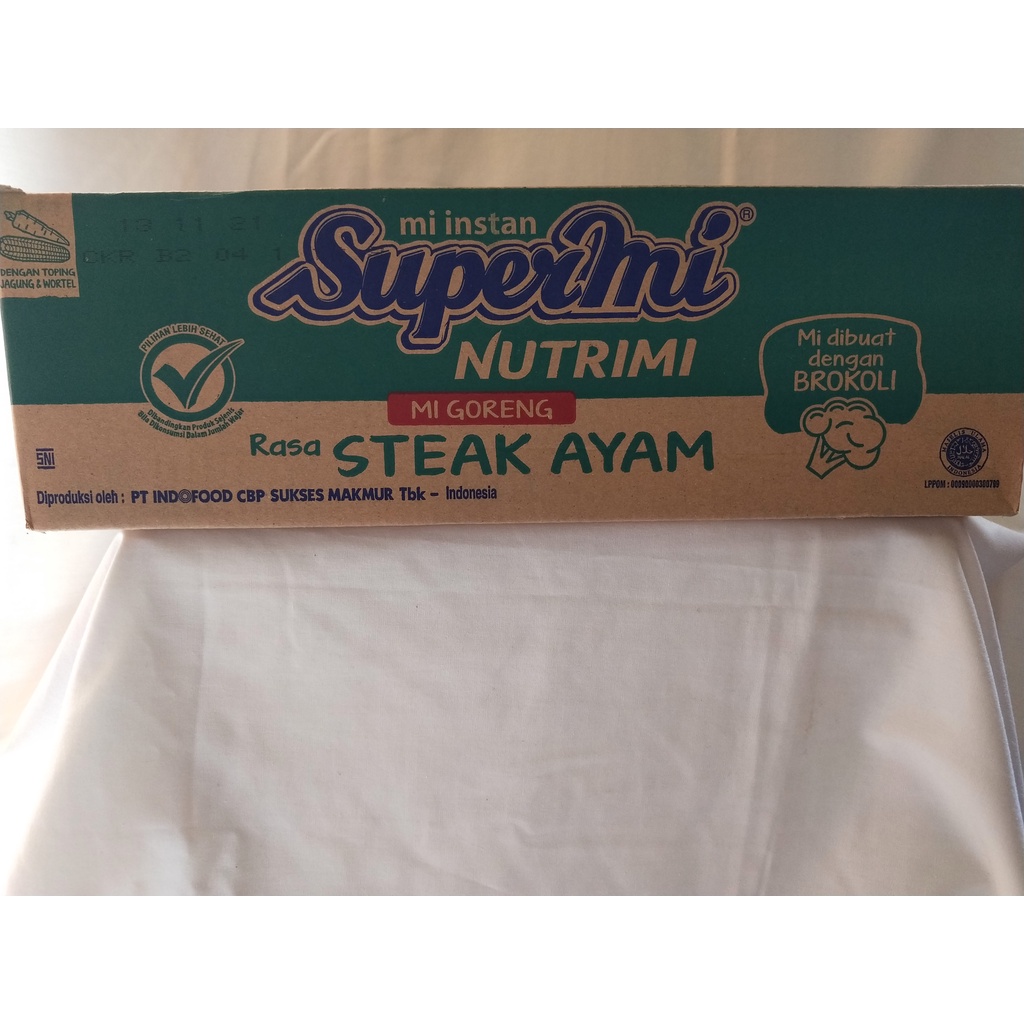 Supermi Nutrimi Goreng Rasa Steak Ayam Dus