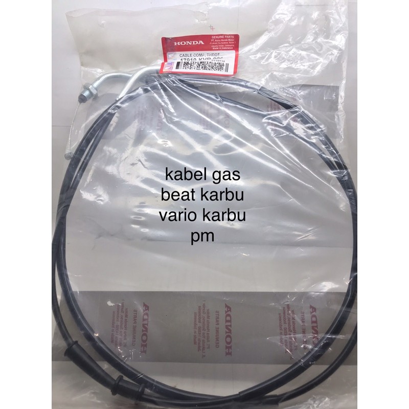 kabel gas vario karbu,beat karbu,spacy karbu