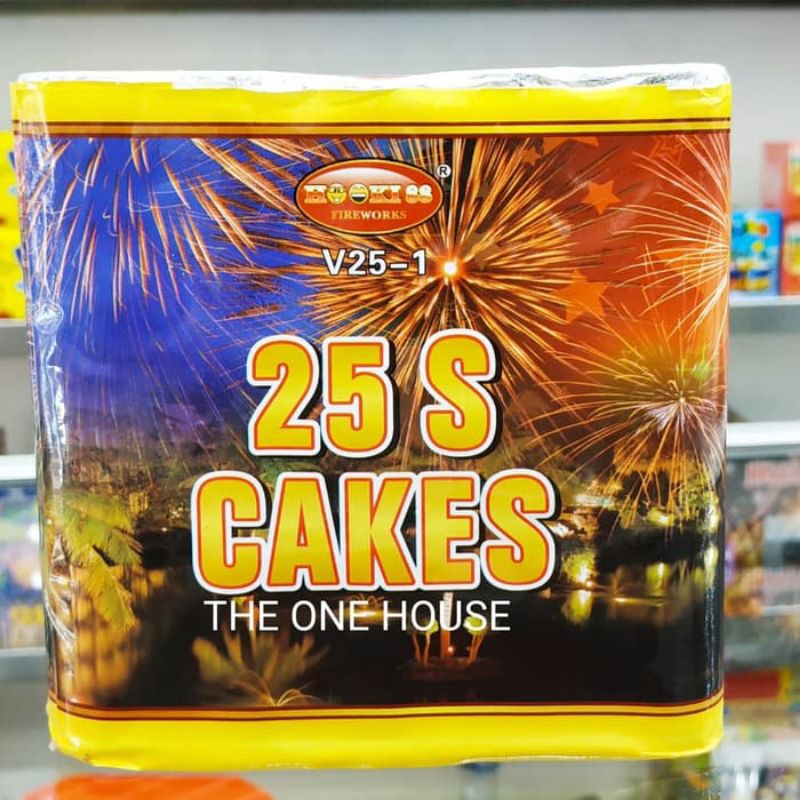 FANTASTIC CAKES CAKE 25S SHOTS (0,8INCH) ROMAN CANDLE ¹PCS