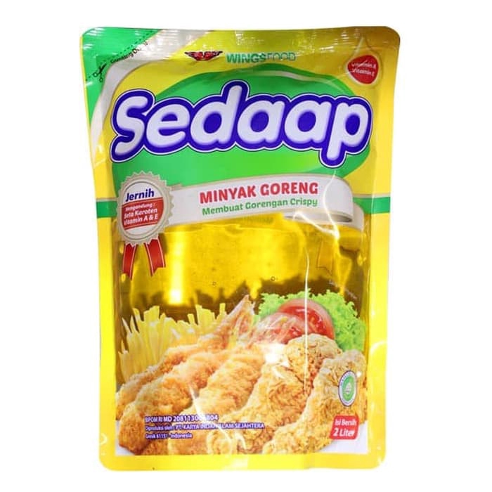 

Sedaap Minyak Goreng Refill 2 Liter | Sedap Minyak Goreng 2Liter 2000ml 2000 ml Murah Promo