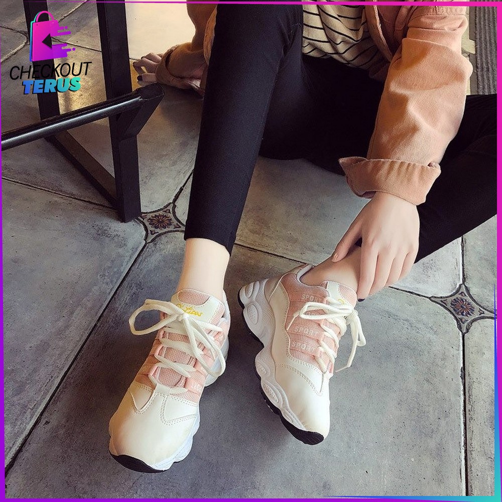 CT S1 117 Sepatu Kets Wanita Sepatu Running Sepatu Olahraga Fashion Trendy Sneakers Jogging Sport Sepatu Wanita