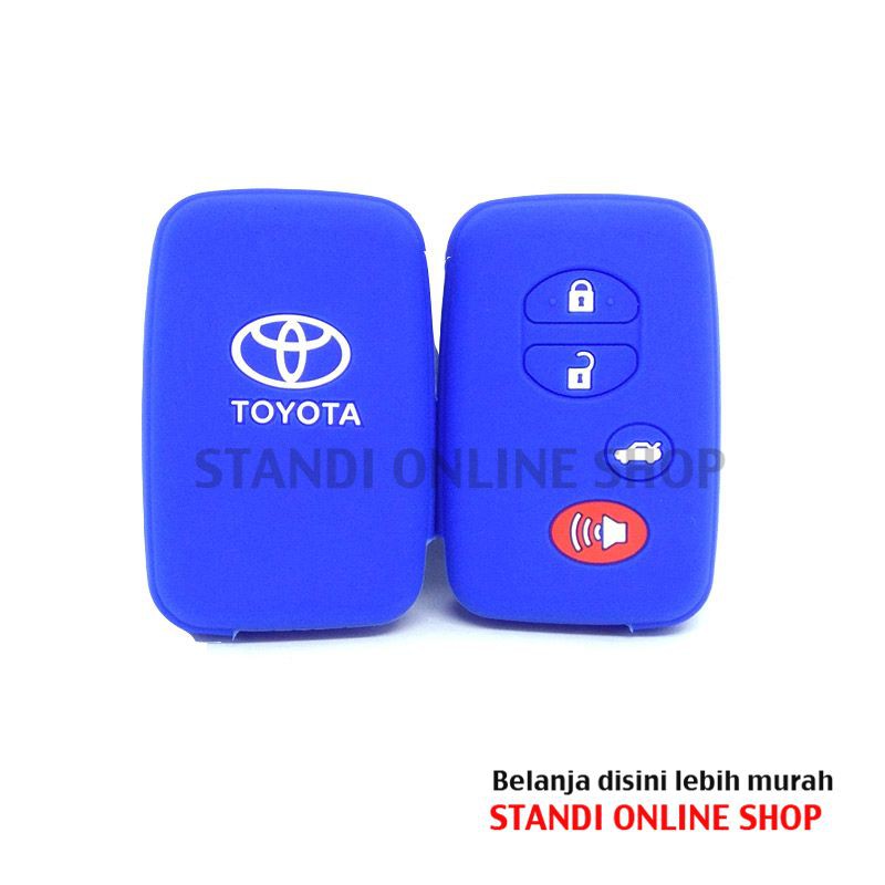 Kondom Kunci Silikon Remote Keyshirt Toyota New Camry 4 Tombol