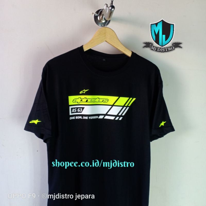 Kaos Distro Racing Pria AS stabilo Terlaris Ribuan terjual
