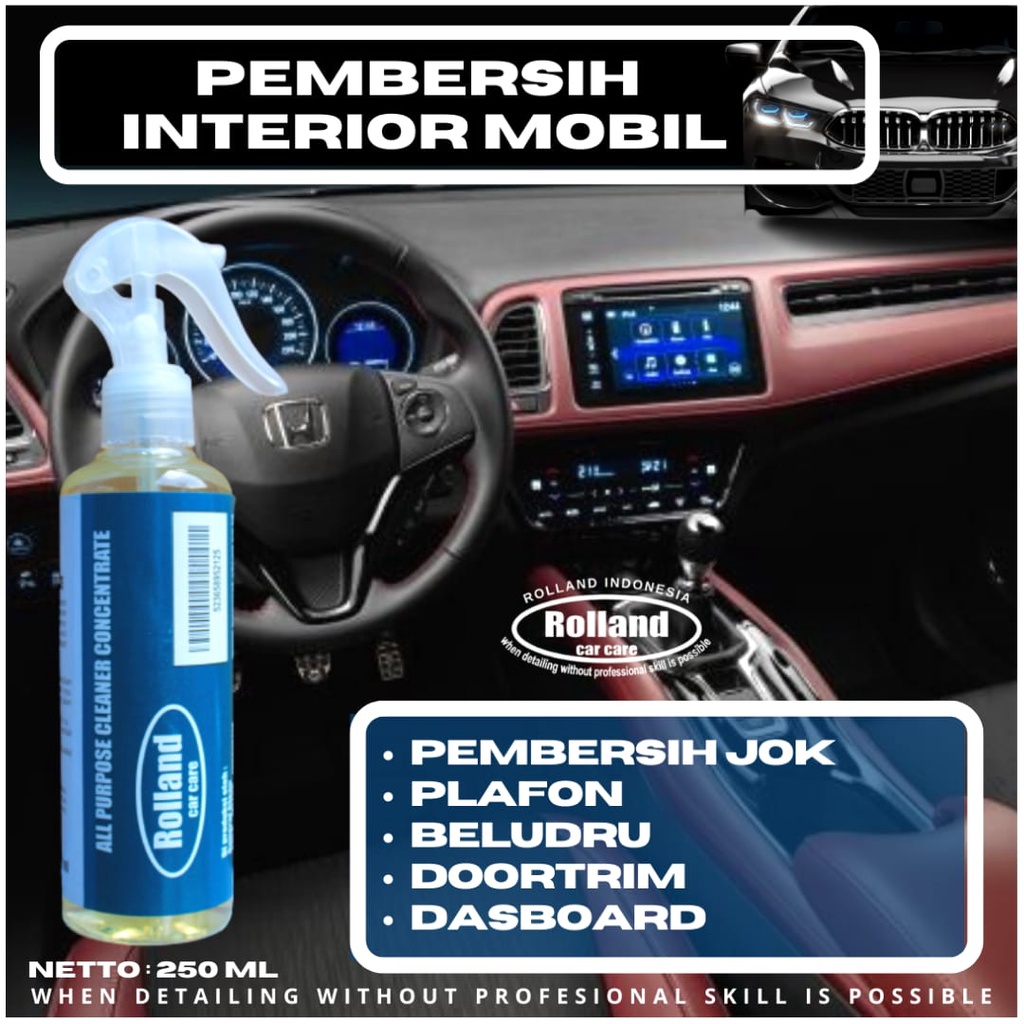 Jual Pembersih Interior Mobil Jok Plafon Beludru Doortrim Penghilang Noda Plafon Jok Ampuh 5931