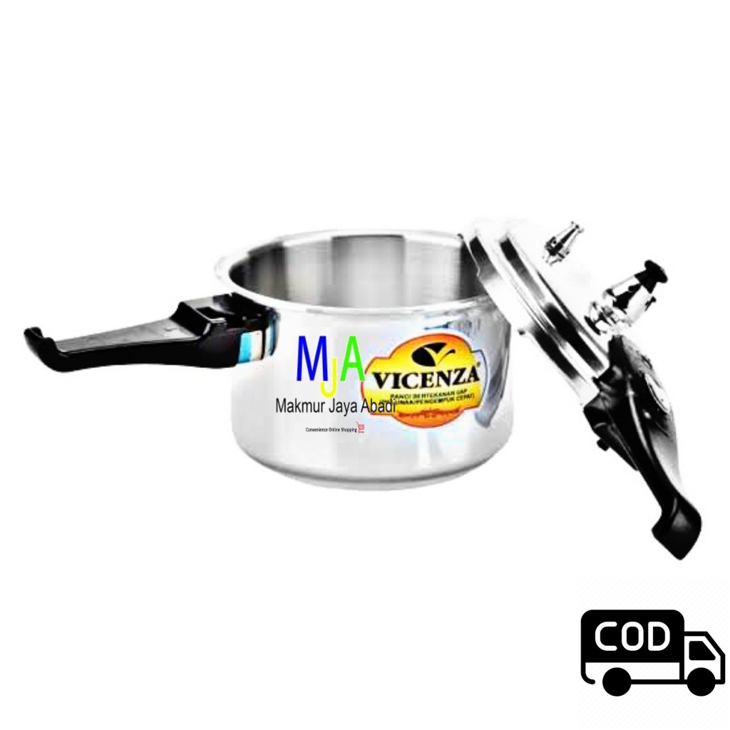 ( BISA COD ) PROMO Vicenza VP303 Presto 3L Pressure Cooker 18 CM