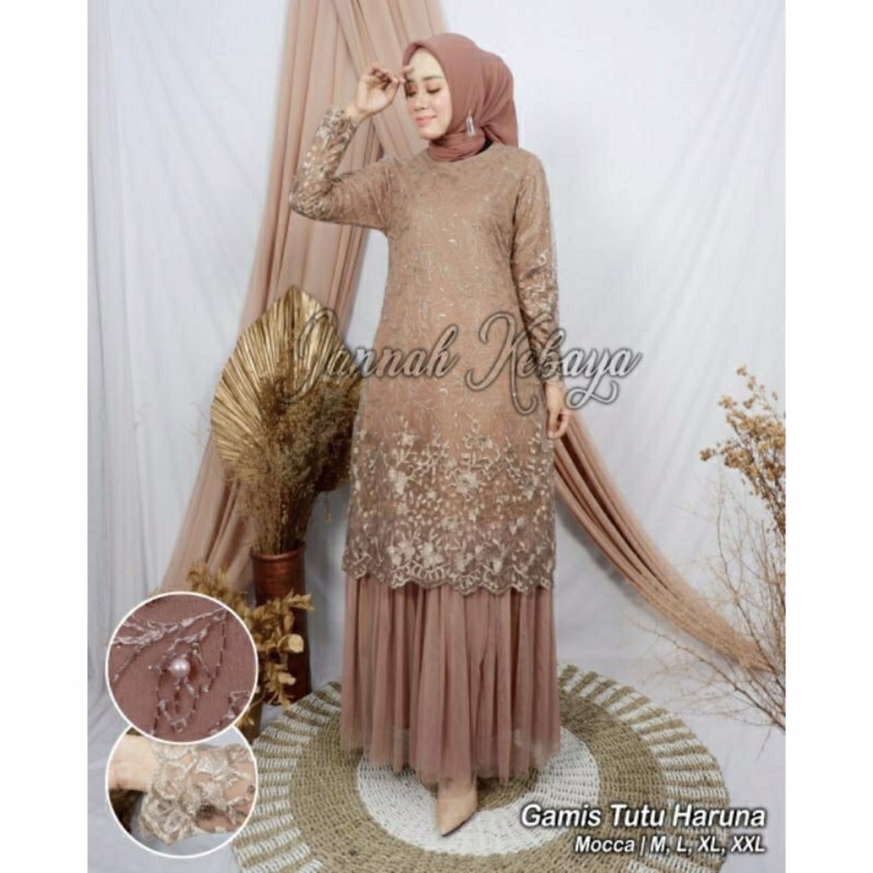 Gamis/Gamis tille/ Gamis kebaya /Kebaya modern/ Gamis Modern tille