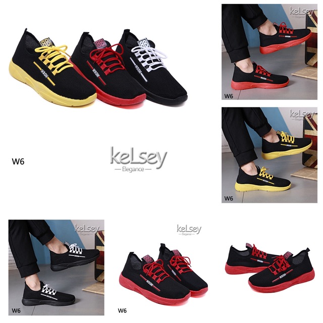 SEPATU FASHION W6  SNEAKER PRIA