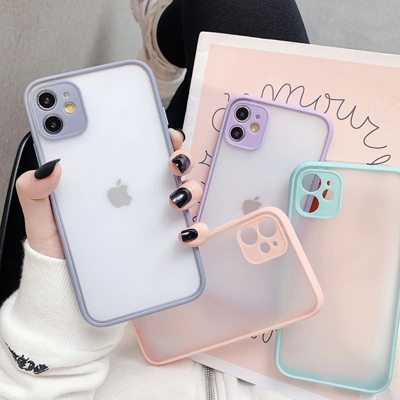 Case Oppo A3S A5S A12 A7 A31 A53 A54 A74 A15 A15S A11K A1K A95 F11 Softcase My Choice Macaron Fuze Lens