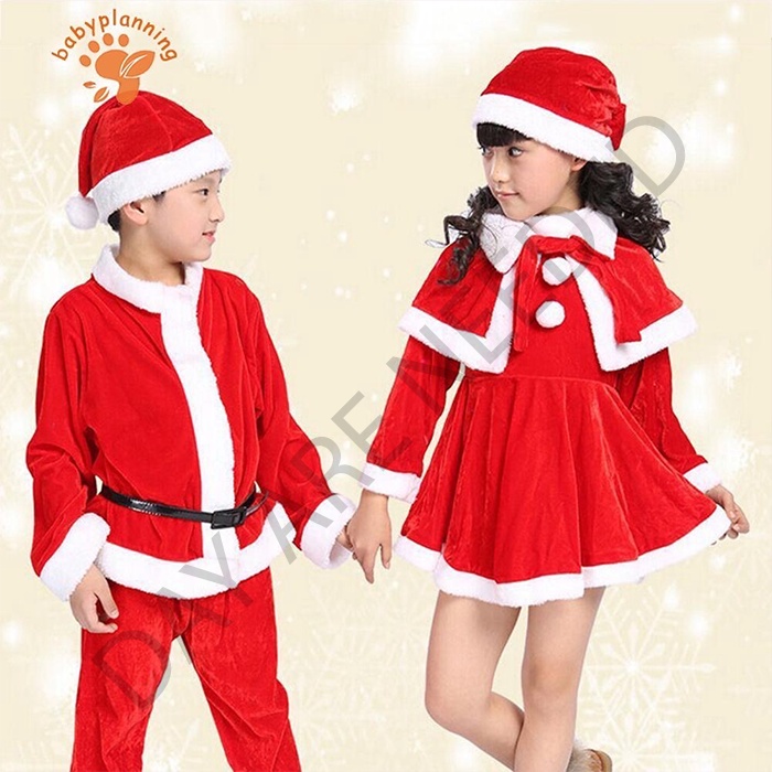 Baju kostum santa claus christmas anak laki laki santa claus costume sinter clause santa clause cowo