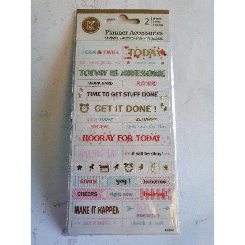 

Stiker Planner Accesories