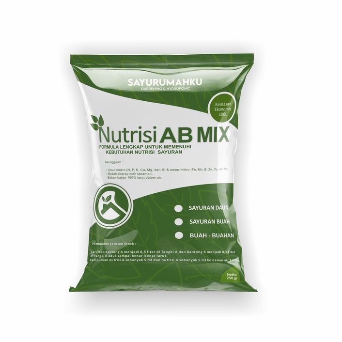 Jual Nutrisi AB MIX Sayuran Daun 500ml | Shopee Indonesia