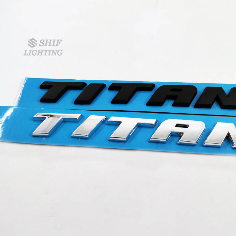 1pc Stiker Emblem Logo Ford Bahan Abs Titanium Untuk Bagasi Belakang Mobil