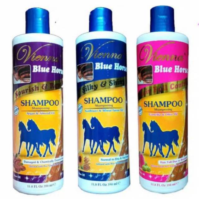 SHAMPO VIENNA BLUE HORSE 350ML BPOM