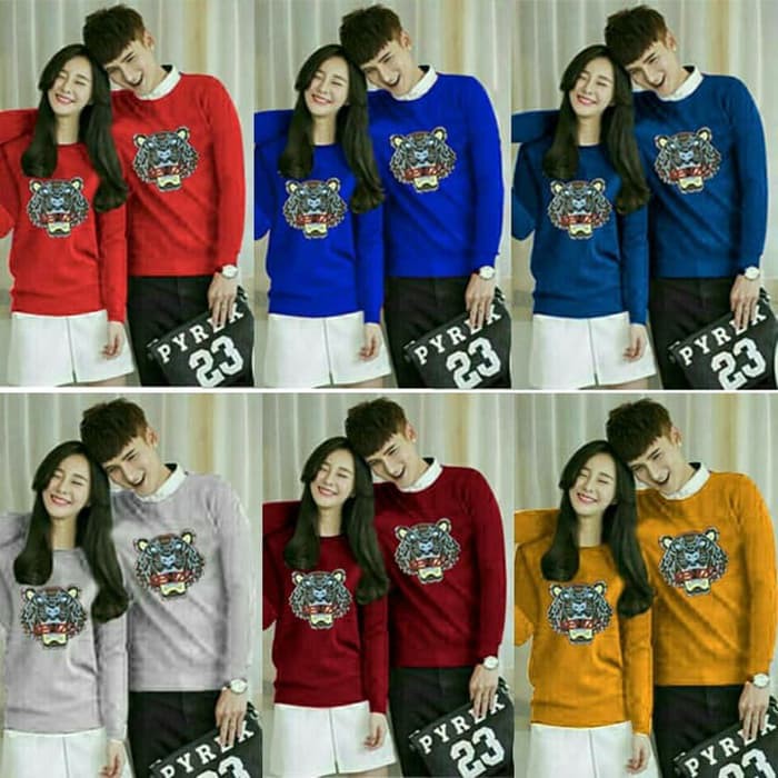 PBC005 Sweater Couple LP Kenzo Babyterry Paris Tiger