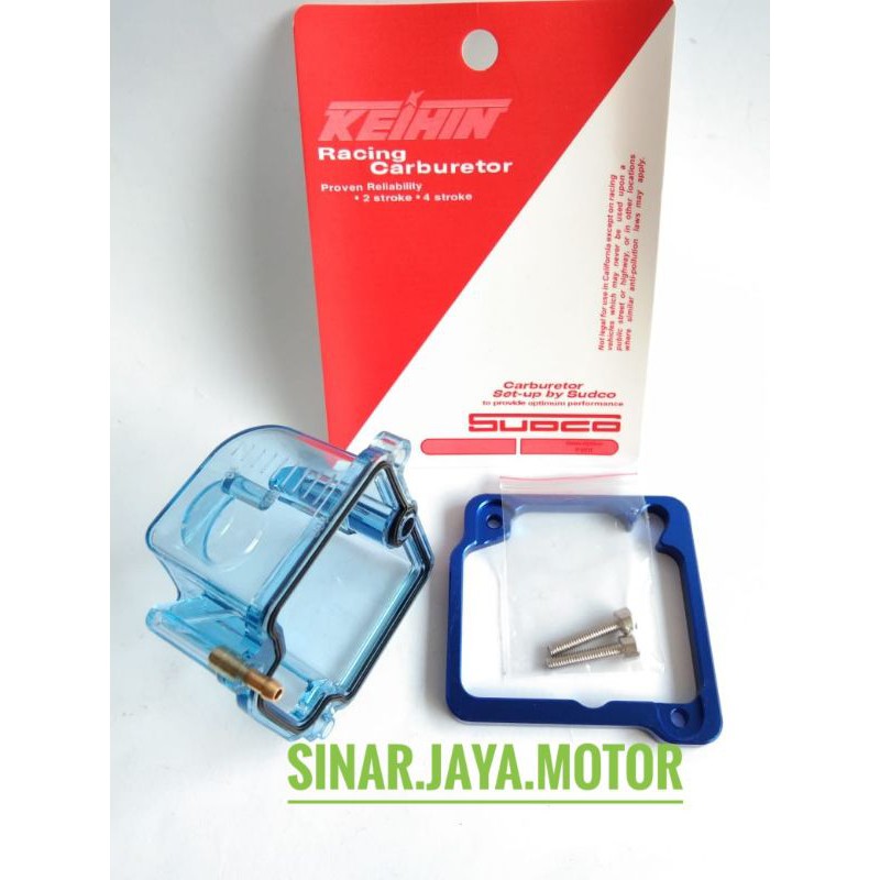mangkok tutup mika karbu karburator transparan pe 24 26 28 30 31 ksr ninja 150 keihin sudco cover