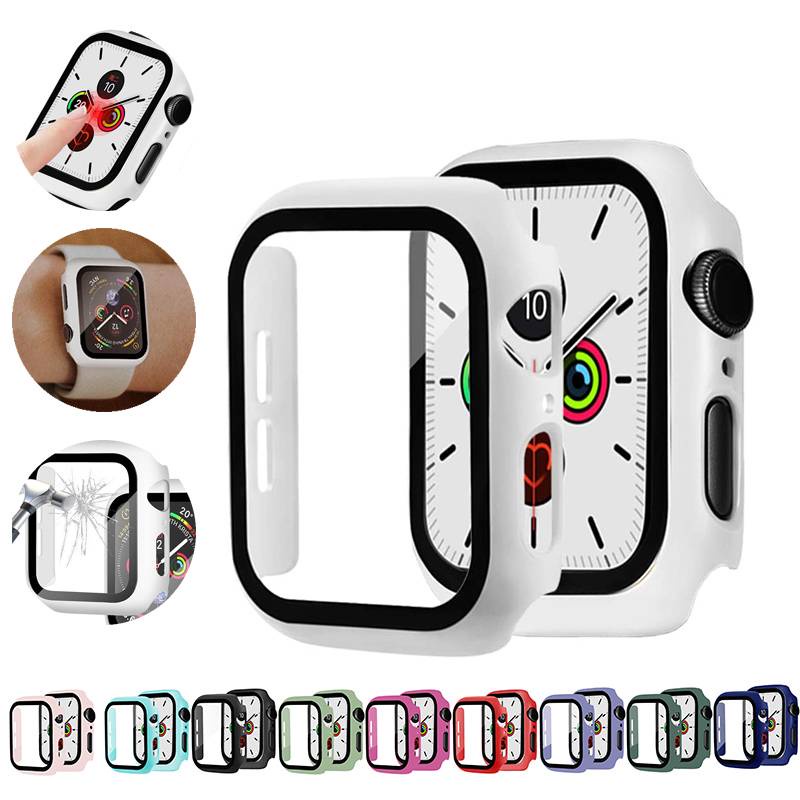 Case Pelindung Layar Dan Bumper Untuk Apple Watch Serie 6 5 4 3 Se 44mm 40mm Iwatch 42mm 38mm